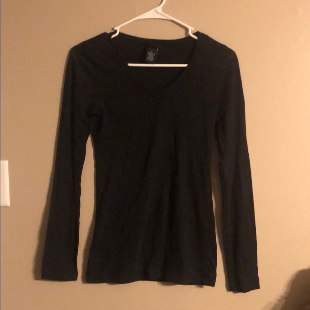 Long sleeve burn out shirt